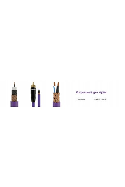 NO BRAND Cablu audio interconect 2x RCA - 2x RCA Cinch Melodika Md2R80G Gunme...