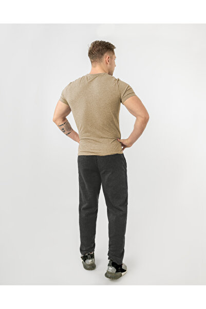 NO BRAND Pantaloni de trening călduroși pentru bărbați, din fleece, 3815-04 R...