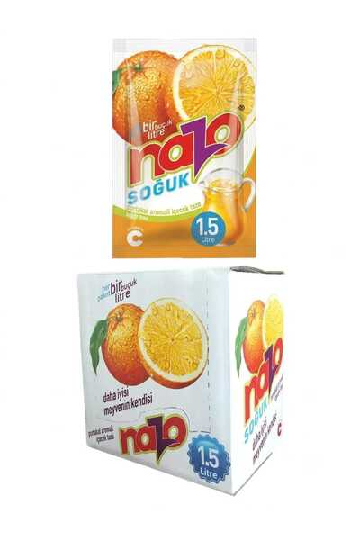 NAZO Portakal Aromalı Toz İçicek 24Lü Paket