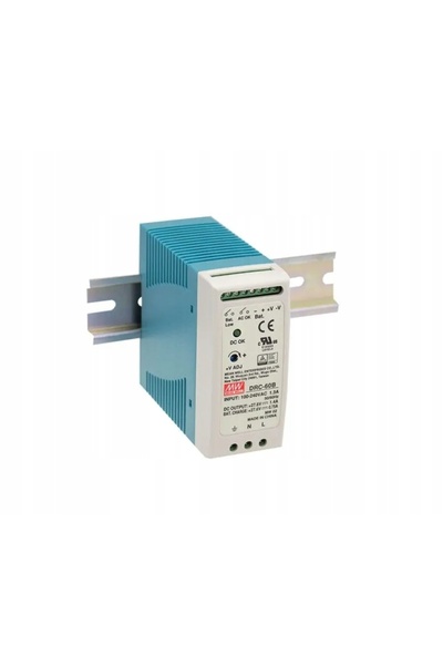 NO BRAND Sursă de alimentare bufferizată DIN Mean Well DRC-60B 24V 1.4A