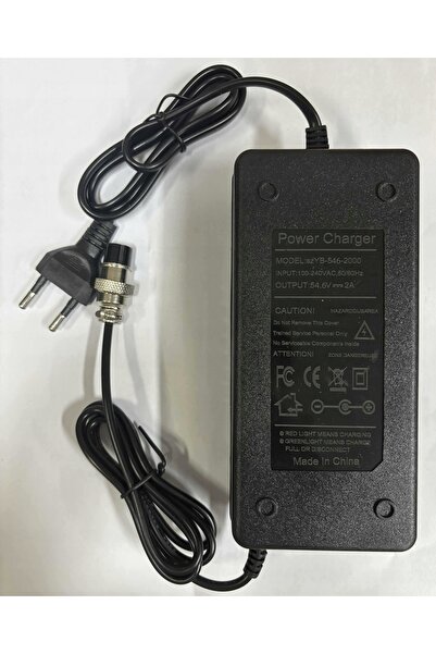 NO BRAND Încărcător profesional 54.6V 48V 2A pentru vehicule electrice și bic...