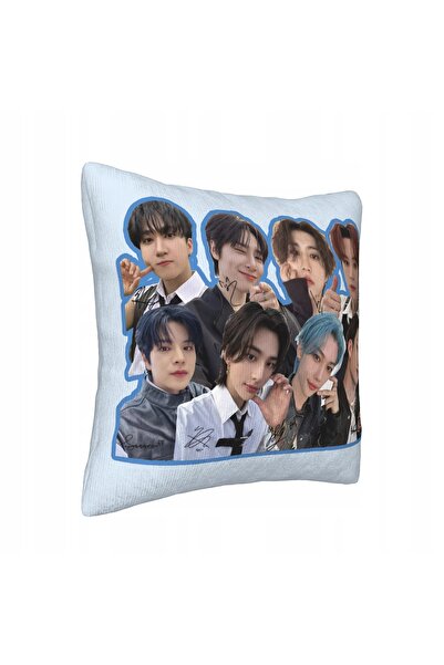 NO BRAND Pernă ultra moale cu fermoar, imprimată pe ambele fețe, K-pop Stray ...