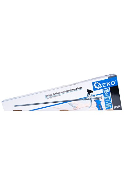 GEKO Pistol de spumă pentru montaj, lung, cu lanț de 50 cm G01206