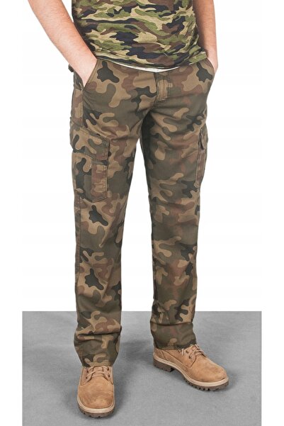 NO BRAND Pantaloni lungi cargo de camuflaj pentru bărbați înalți Hunter 410/1...