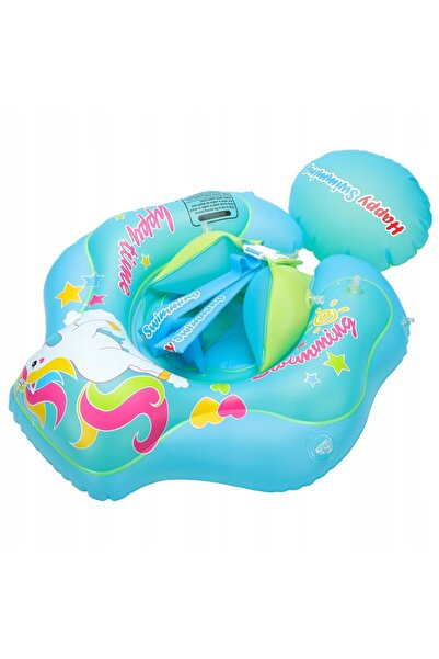 NO BRAND 8-14 kg, colac de înot pentru copii cu parasolar