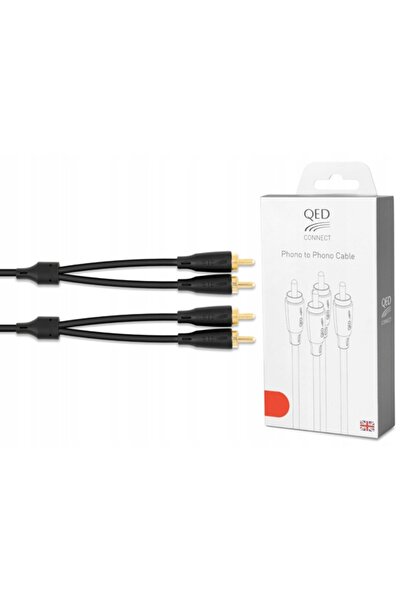 NO BRAND Cablu 2X RCA - 2RCA pentru Gramofon Qed Connect Phono la Phono Qe810...