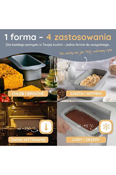 NO BRAND Formă de copt pâine din silicon de 32 cm