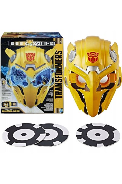 NO BRAND Mască AR cu vizor tip albină Transformers Bumblebee de la Hasbro, vâ...