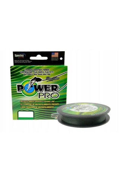 Power Pro Panglică verde mușchi 0,41mm 275m verde 40kg 1 buc.