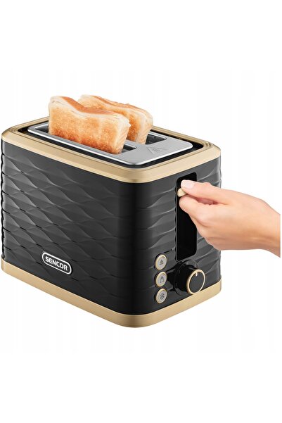 NO BRAND Prăjitor de pâine electric pentru 2 felii Sencor STS 7501BK design n...