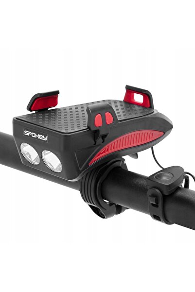 NO BRAND Lumină de bicicletă Spokey Holdi |   Claxon de 130dB |   Suport telefon
