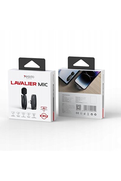 NO BRAND Microfon lavalieră wireless mini pentru iPhone Lightning iOS Yesido ...