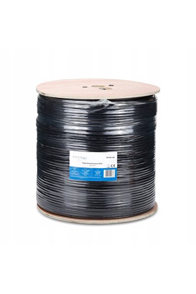 NO BRAND Cablu Coaxial 3C2V 500m Montis Mt106-500 Negru