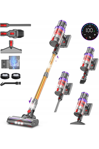 NO BRAND Aspirator reîncărcabil 580W 70 minute LED fără fir pentru covoare și...