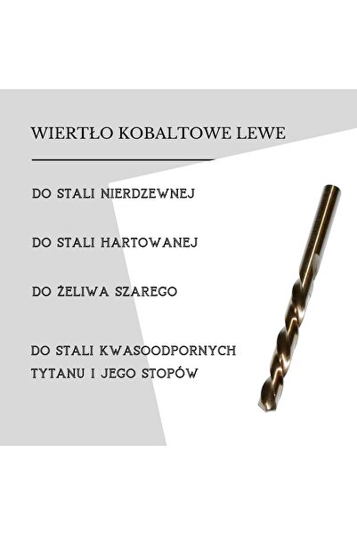 NO BRAND Burghie spiralate cu cobalt de 1.5-10mm pentru metal - 10 bucăți HSS...