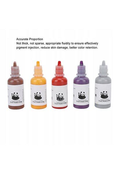 NO BRAND Set de cerneală pentru educație în tatuaj, colorată, 10 x 15ml