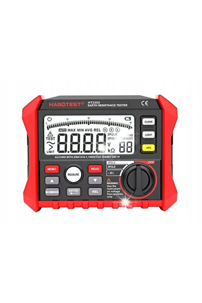 Habotest Tester de rezistență la împământare LCD, Distribuitor de cabluri/fir...