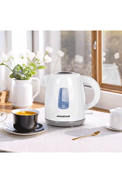 NO BRAND Aigostar juliet 2200 W fierbător electric 1.2 L alb