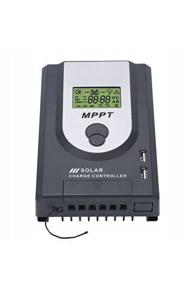 NO BRAND Regulator Încărcător Solar MPPT 12V/24V LCD 20A