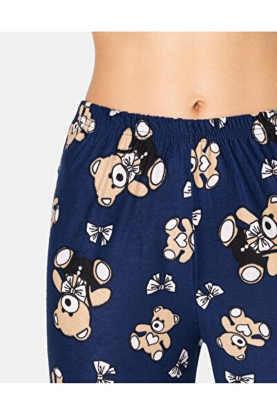 NO BRAND Pijama subțire de damă 100% bumbac, bluză cu mânecă lungă și pantalo...
