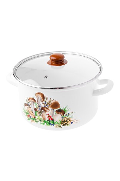 NO BRAND Oală tradițională Od 5052 Ciuperci 22 cm 4.7 L Emailată