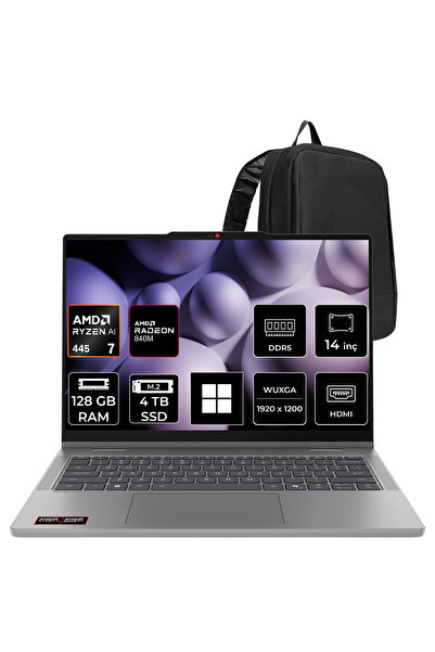 LENOVO IdeaPad 5 2-in-1 14AGP11 Ryzen AI 7 445 128GB RAM 4TB SSD 14" Touch WU...