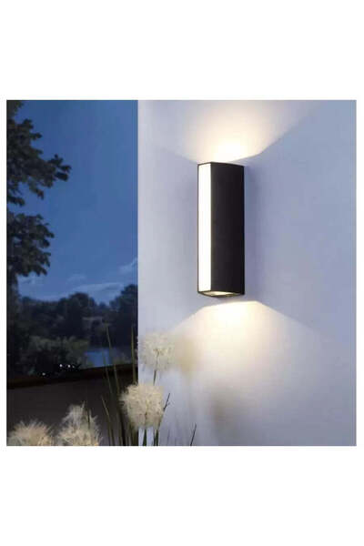 iTin Aplică LED Exterior Berfin, 7W, 3000K, Negru, Metal