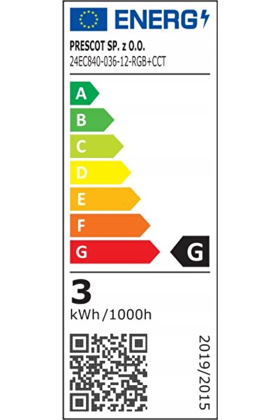 NO BRAND Bandă LED 24V IP20 Fără Silicon COB 100W RGB+CCT Linie Continuă 5m P...