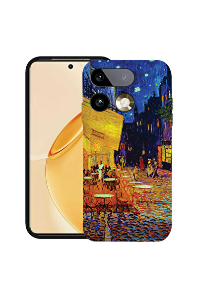 bestcase ®   Husă TPU Ultra Subțire pentru Realme 16 Pro Plus, Van Gogh Café-...