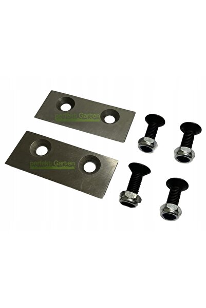 NO BRAND 2 X Cuțit de tocător 75x32mm, găuri de 8.5mm, distanță între găuri d...