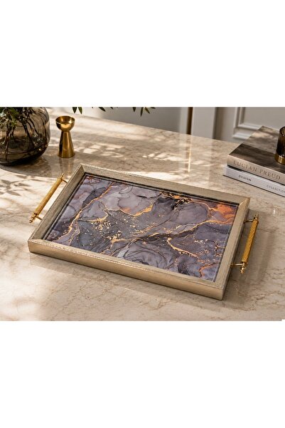 Sembol Silver tray 50x31x4 cm