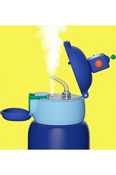 NO BRAND Cană termică cu cioc, termos cu perete dublu, 450 ml