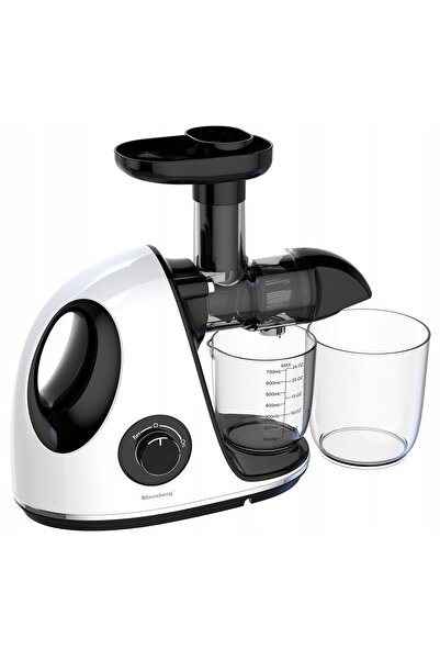 Klausberg Storcator lent 150W, extractor de suc pentru legume și fructe, PRES...