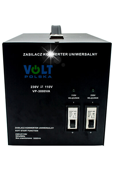 VOLT POLSKA Sursă de alimentare Convertor Transformator 230W / 110V 3000W