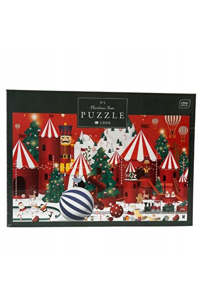 NO BRAND Puzzle de Crăciun Interdruk 1000 piese. Satul de Iarnă, Satul Spărgă...