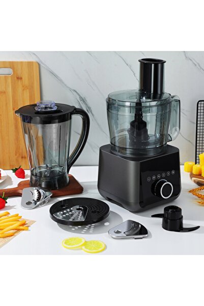 NO BRAND Robot de bucătărie profesional de 2.5L, blender alimentar cu bol de ...