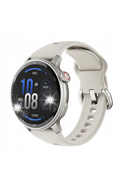 NO BRAND Smartwatch Ceas Sport Ai Aluminiu Amoled Argintiu 3 ATM Apeluri
