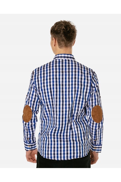 NO BRAND Cămașă elegantă formală de bărbați din bumbac cu mânecă lungă La Mar...