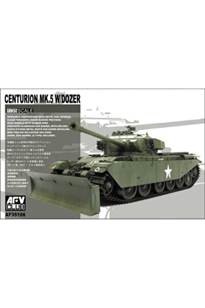NO BRAND Afv Club 35106 Kit de asamblare la scară 1:35 Centurion Mk.5 cu buld...