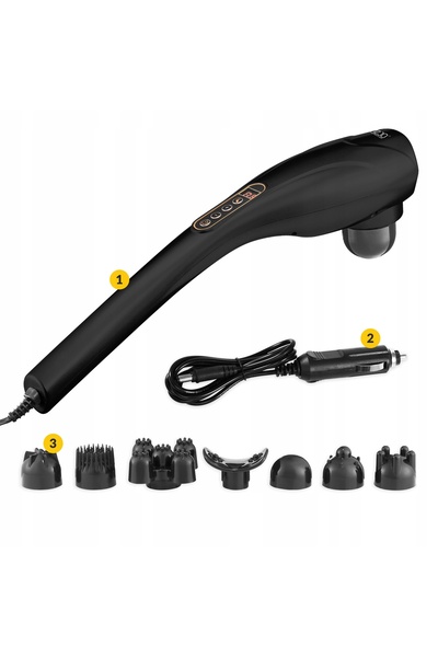 NO BRAND Aparat de masaj vibrant manual anticelulitic, set pentru relaxarea m...