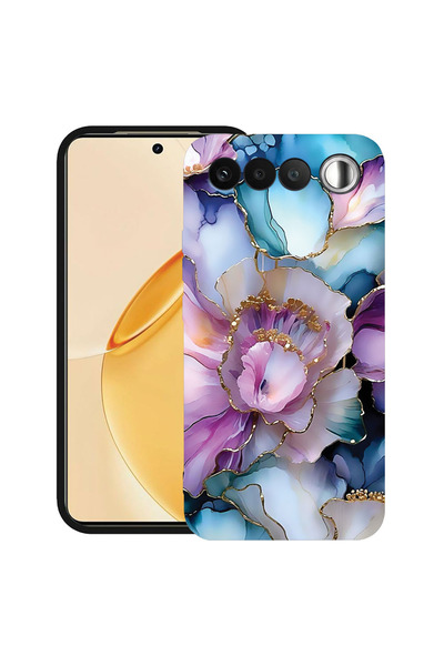 bestcase ®   Θήκη TPU Υπέρλεπτη Husa για Realme 16, Φλοράλ - Αισθητική Ορχιδέ...