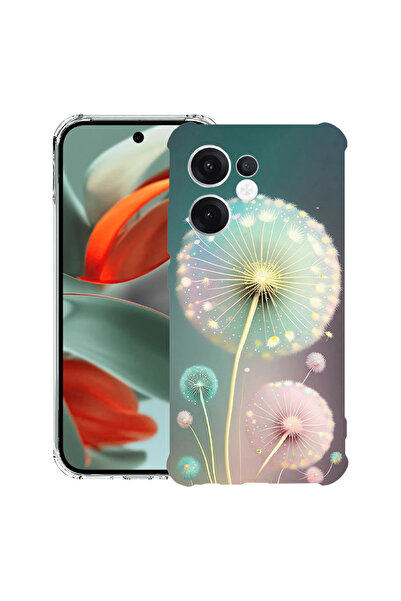 bestcase ® Husa Anti Shock Case For OPPO Reno15F / FS, Green Dandelion, 31457...