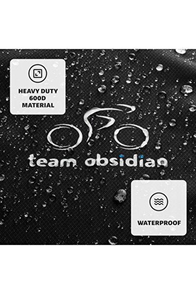 NO BRAND Teamobsidian Husă impermeabilă pentru biciclete, pentru 2 biciclete,...
