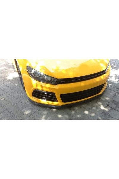 OTO H.İ.T. VOLKSWAGEN SCIROCCO UYUMLU ÖN LİP TAMPON EKİ BODY KİT YUMUŞAK MAT ...