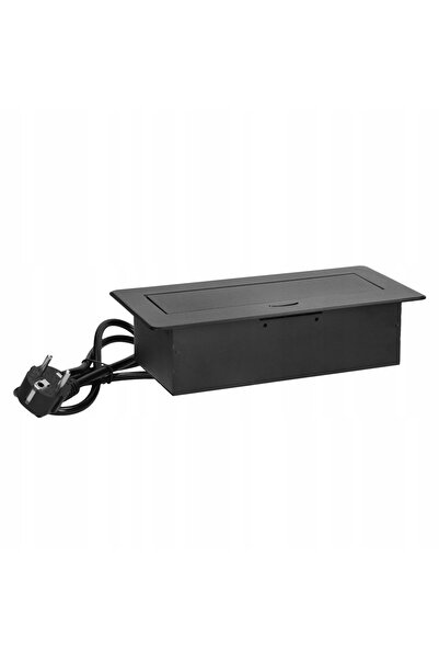 NO BRAND Priză electrică, USB, de blat, Orno negru