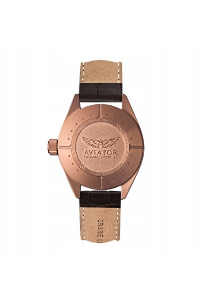 NO BRAND Ceas bărbătesc Aviator V.1.22.2.152.4 curea neagră