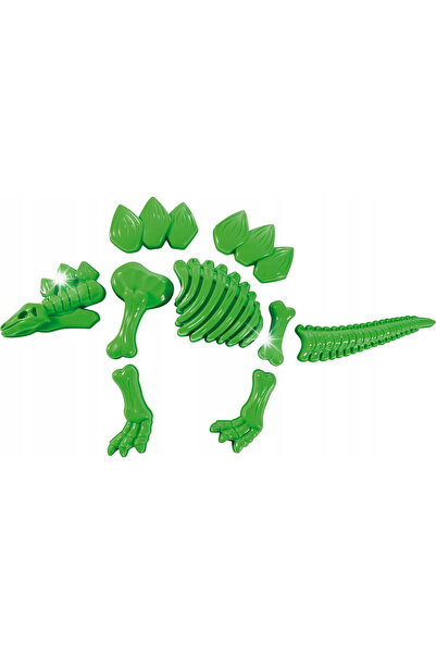 NO BRAND Matrițe de nisip pentru dinozauri, amprente de oase de Stegozaur, 9 ...