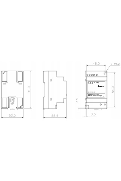 Delta DRC-24V30W-1AZ 24V CC 1.25A 30W Sursă de alimentare în comutație