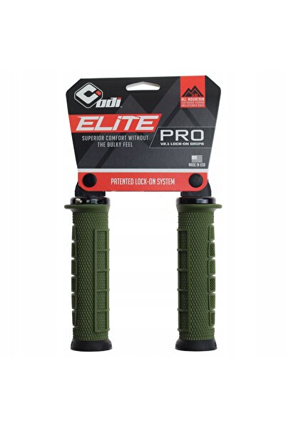 NO BRAND Odi Mtb Elite Pro Lock-On 2.1 Grips Olive