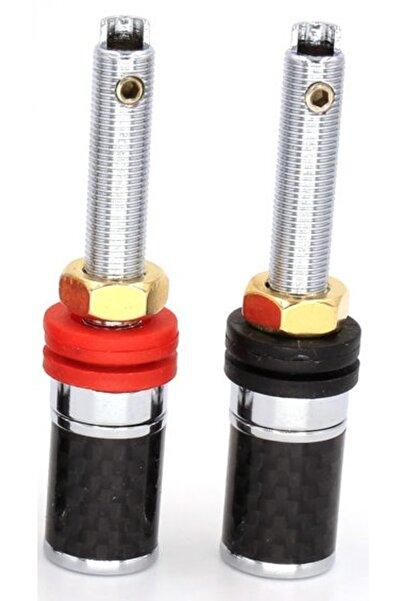 NO BRAND Conectori terminali pentru boxe Hi-End M8/27mm Carbon